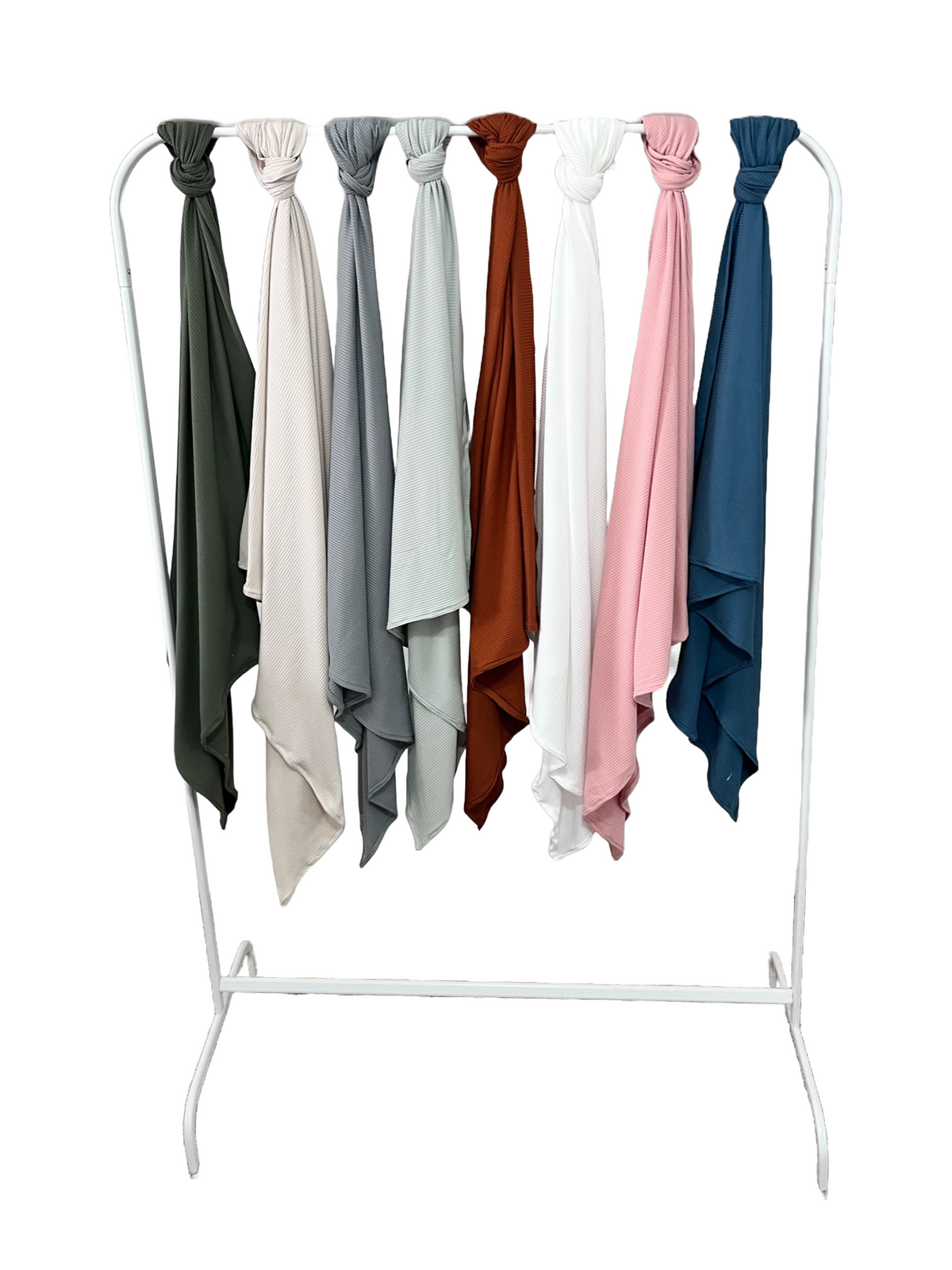 Oat Ribbed Stretch Swaddle — Little Mae & Co