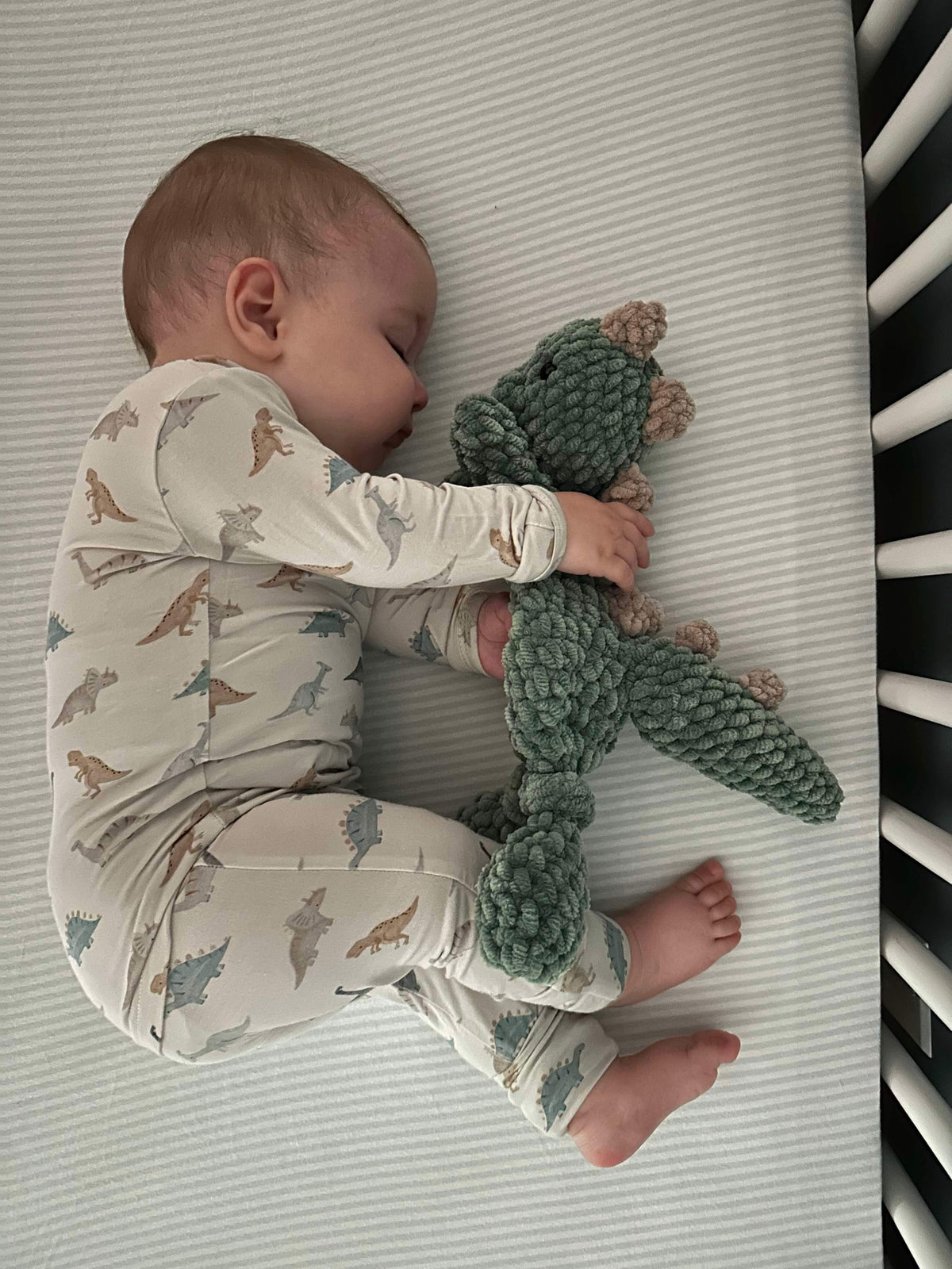 Snugglesaurus 2pc Henley Bamboo Pajamas - Sizes Newborn & Up! — Little Joy Co.