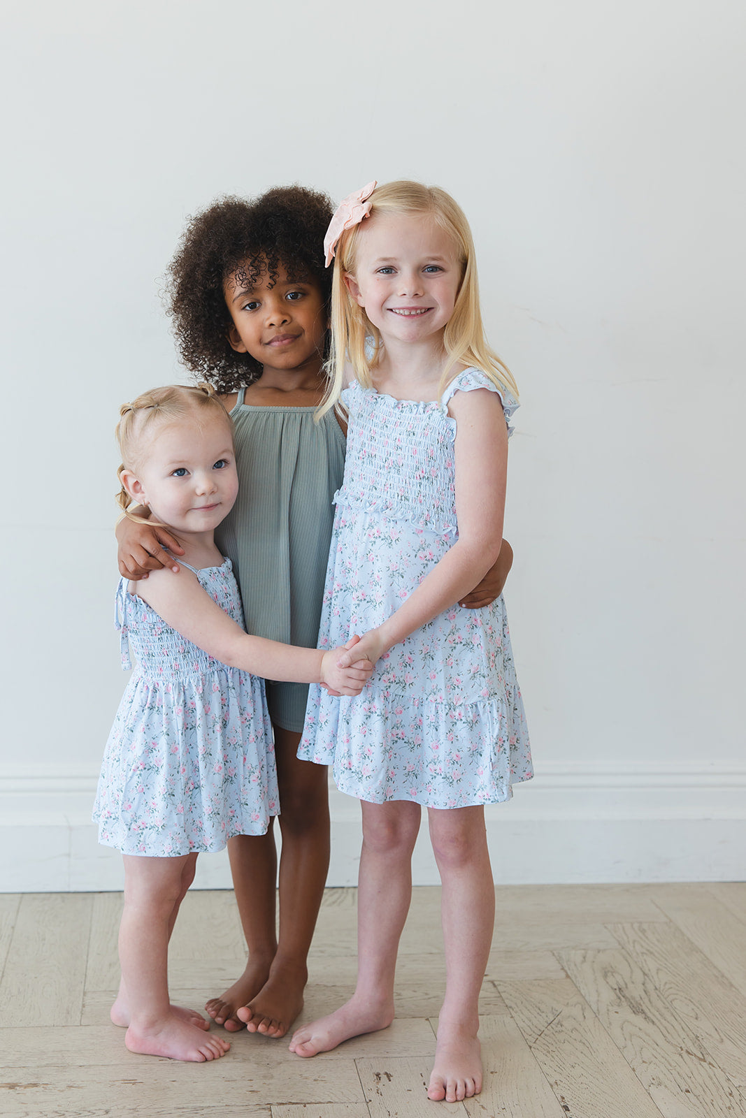Eloise - Smocked Diaper Dress Set — Blush Lotus
