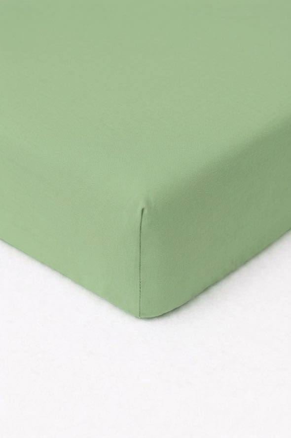 Green Crib Sheet — Little Mae & Co