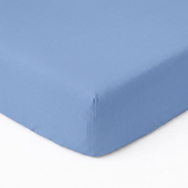 Blue Crib Sheet — Little Mae & Co