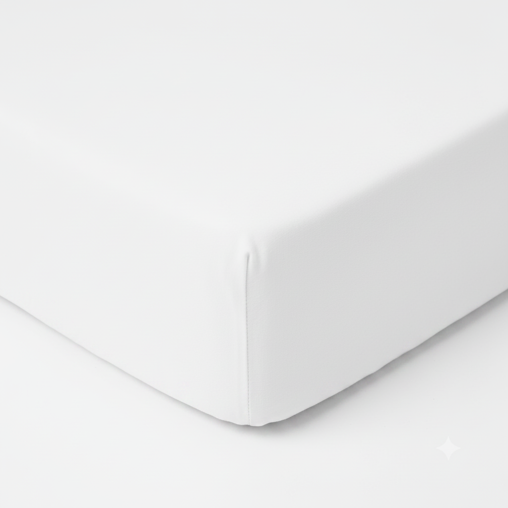 White Crib Sheet — Little Mae & Co
