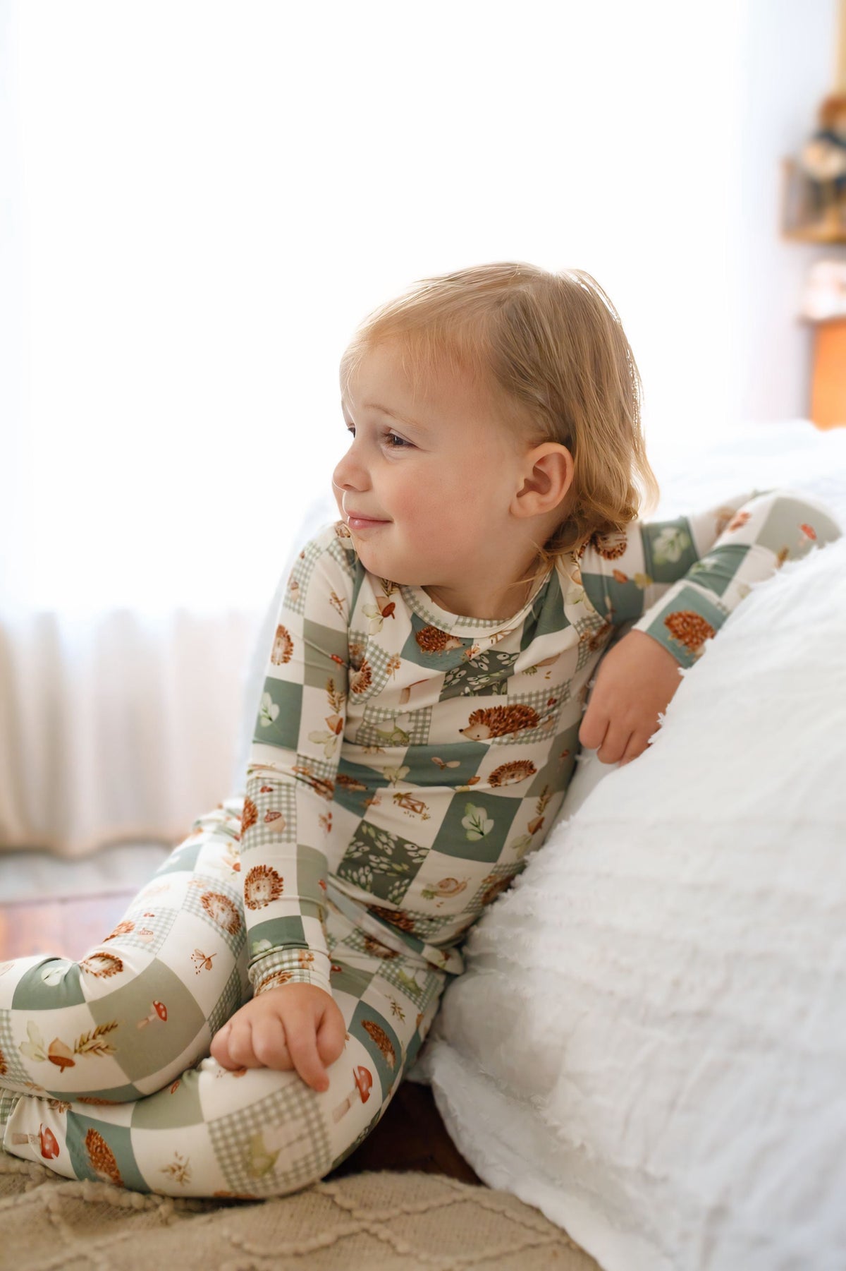 Harvest Hedgehogs 2pc Bamboo Pajamas — Little Joy Co.
