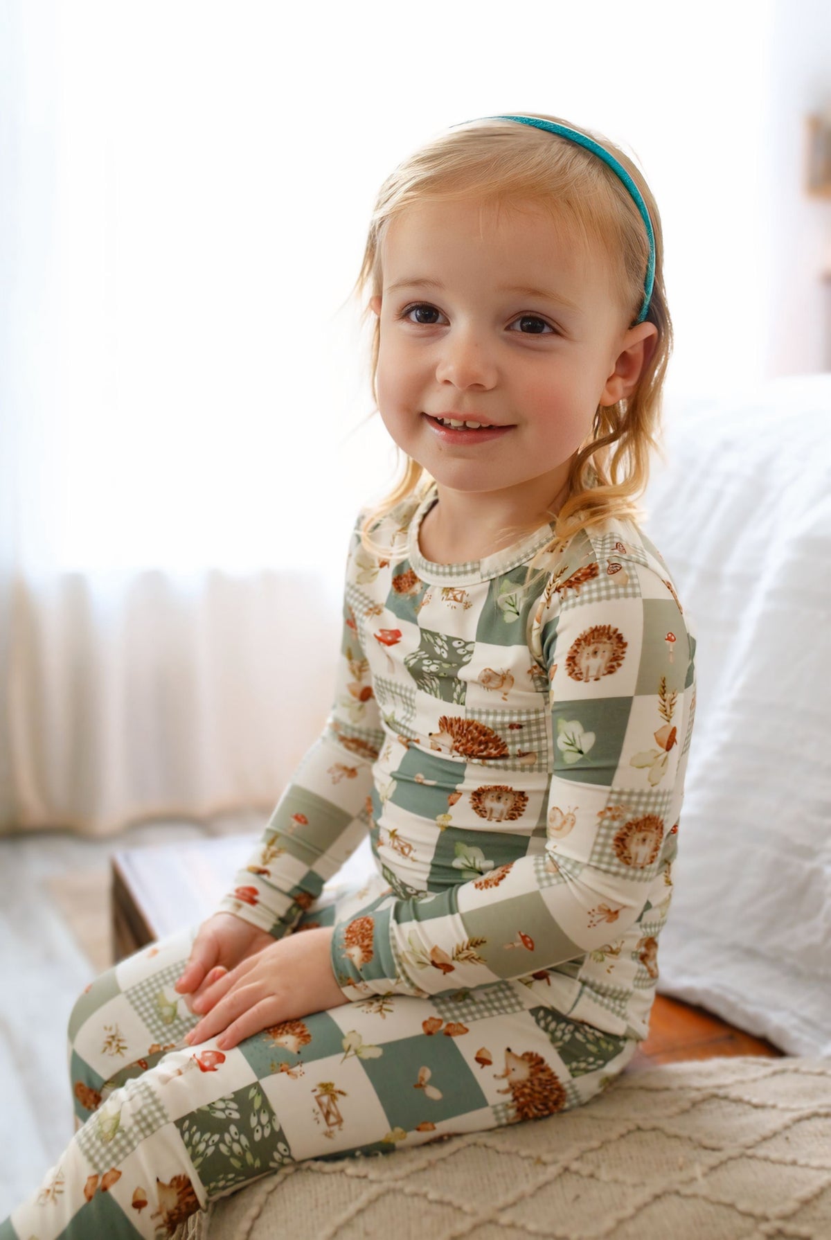 Harvest Hedgehogs 2pc Bamboo Pajamas — Little Joy Co.