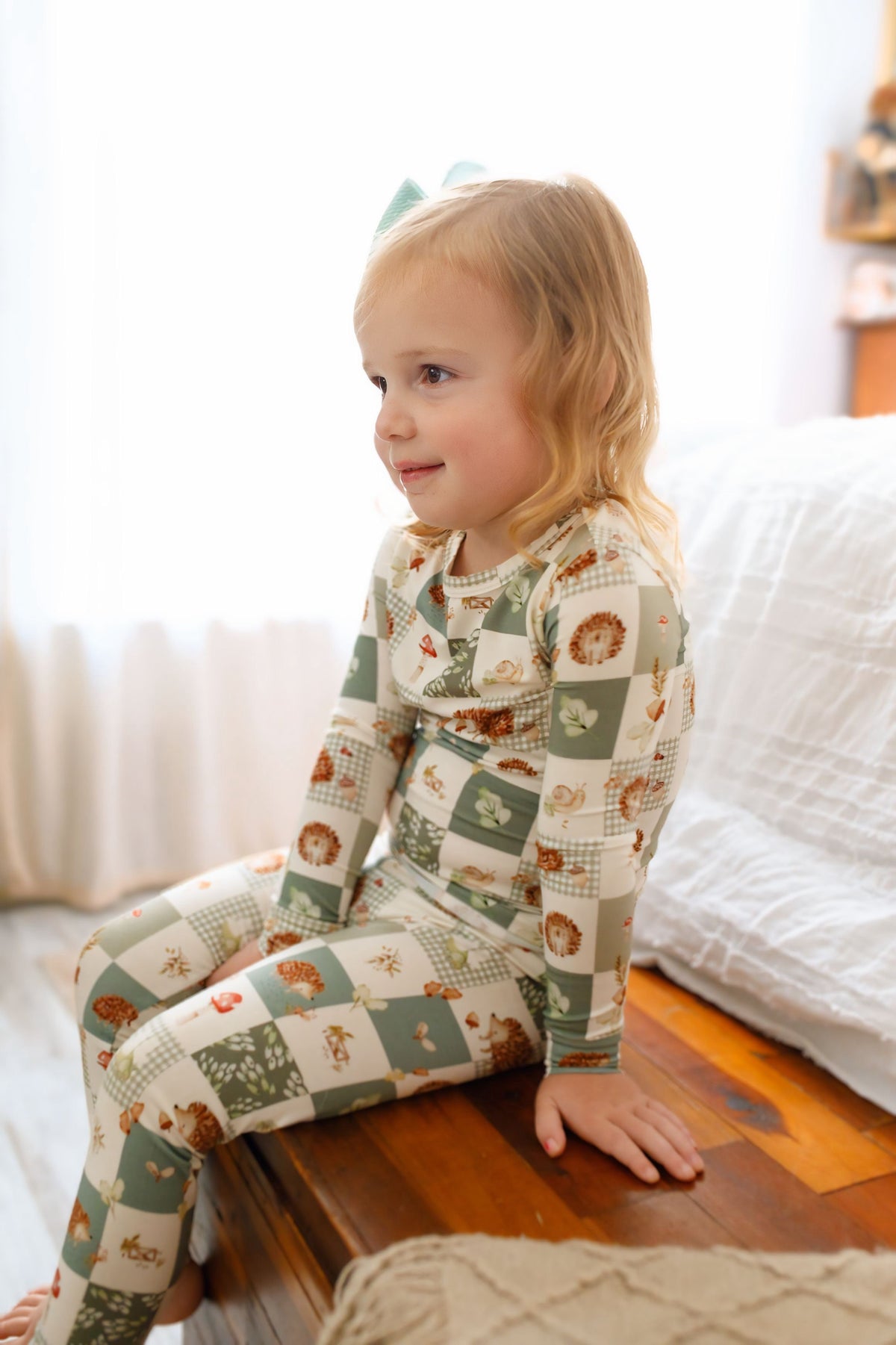 Harvest Hedgehogs 2pc Bamboo Pajamas — Little Joy Co.