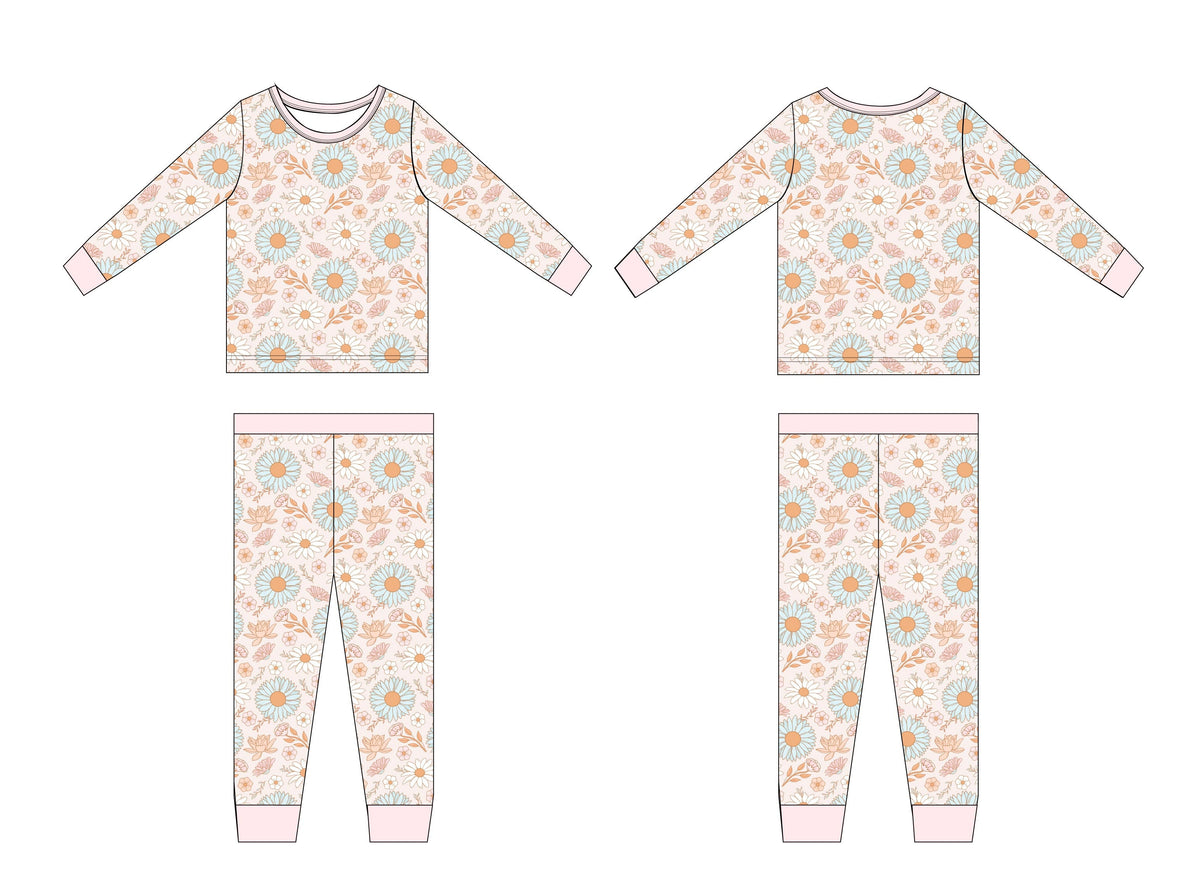 Elle - Two Piece Set — Blush Lotus