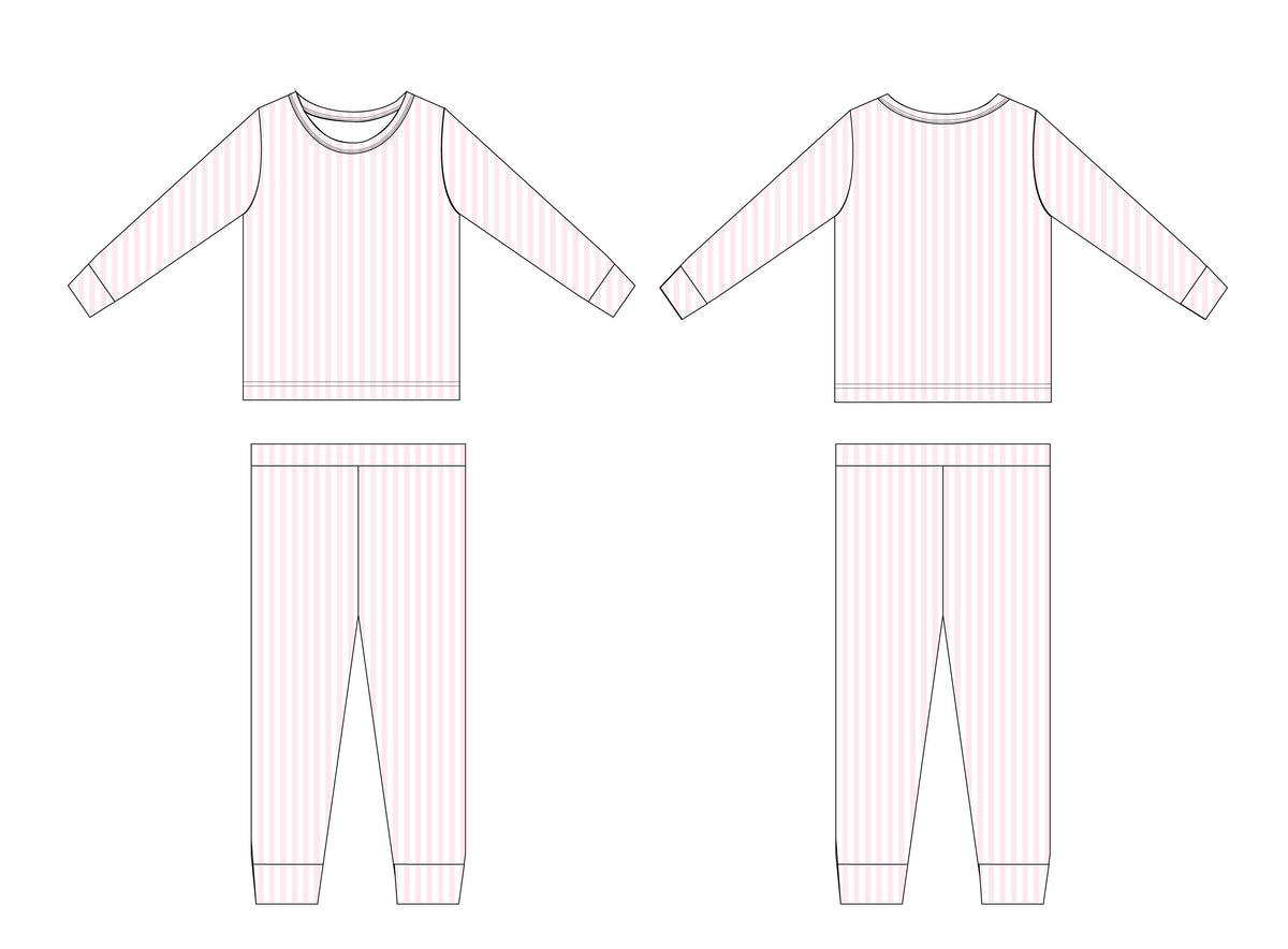 Pink Stripes - Set — Blush Lotus