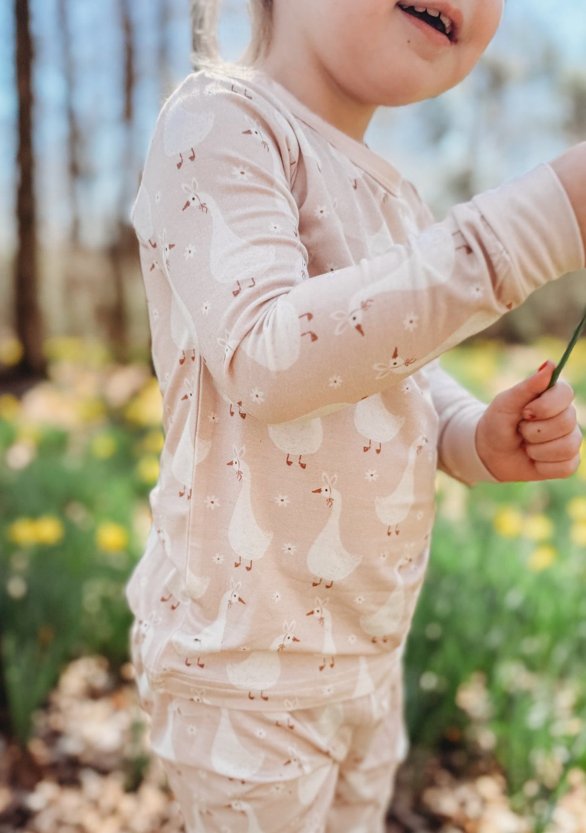 Silly Goose on the Loose 2pc Bamboo Pajamas — Little Joy Co.