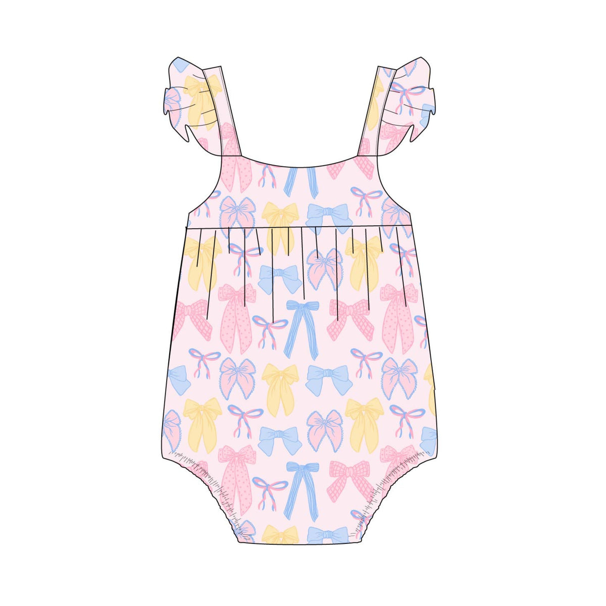 Madelyn - Bubble Romper — Blush Lotus