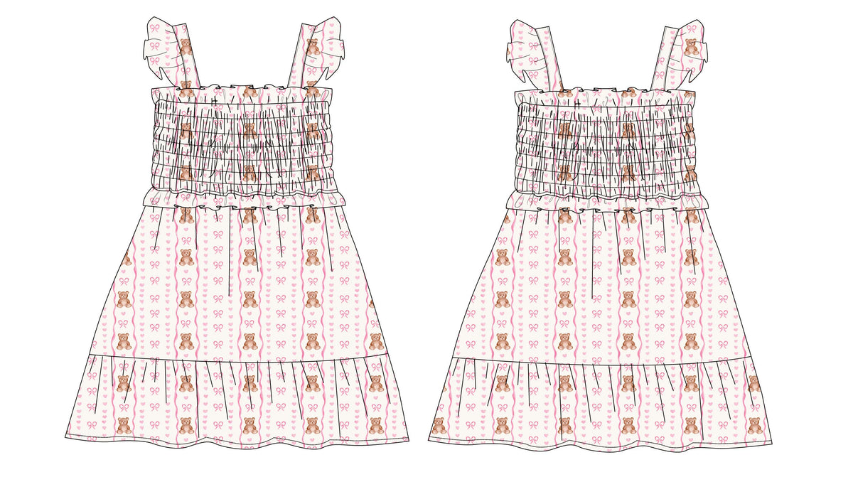 Cherie - Smocked Dress — Blush Lotus