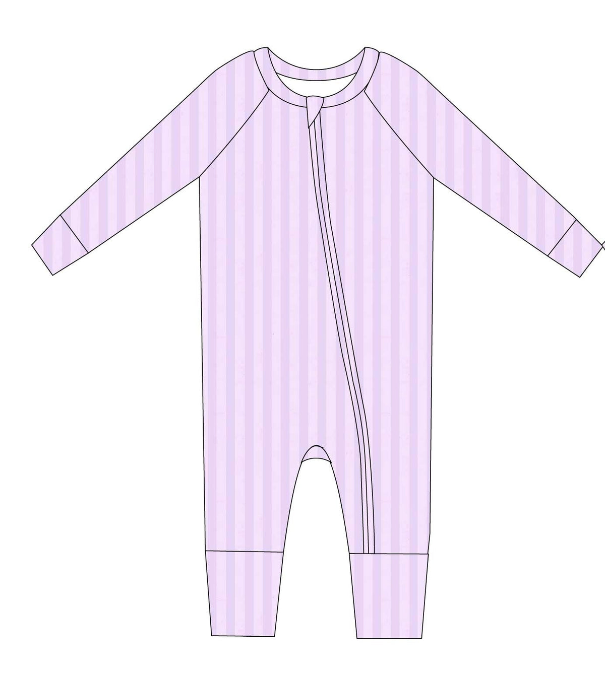 Amelia (ribbed) - Zippy — Blush Lotus