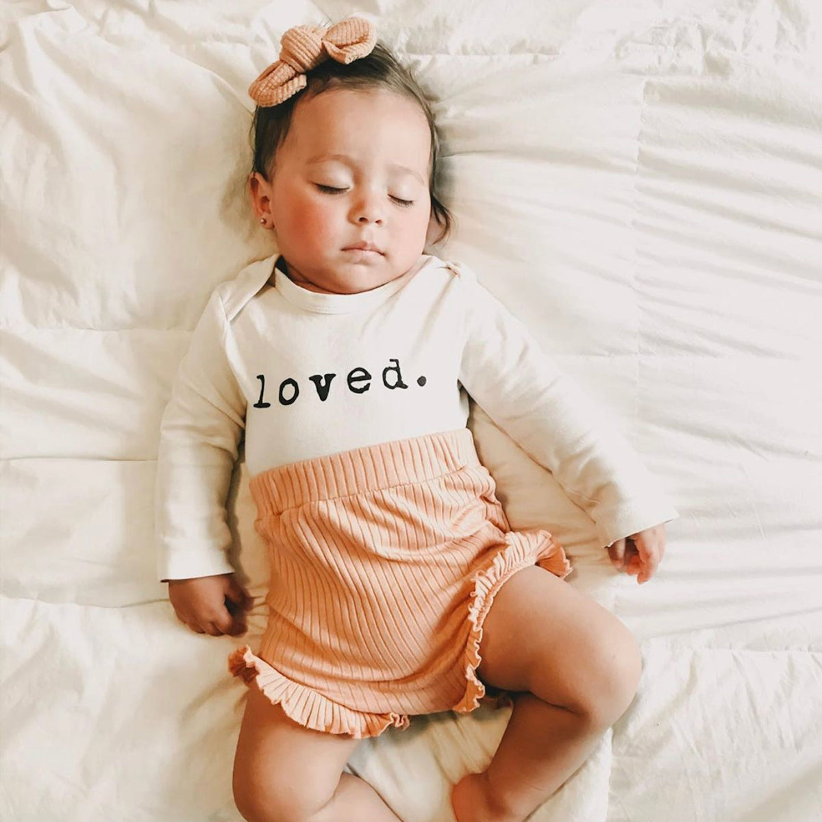 Loved. Organic Baby Bodysuit Long Sleeve — Tenth & Pine