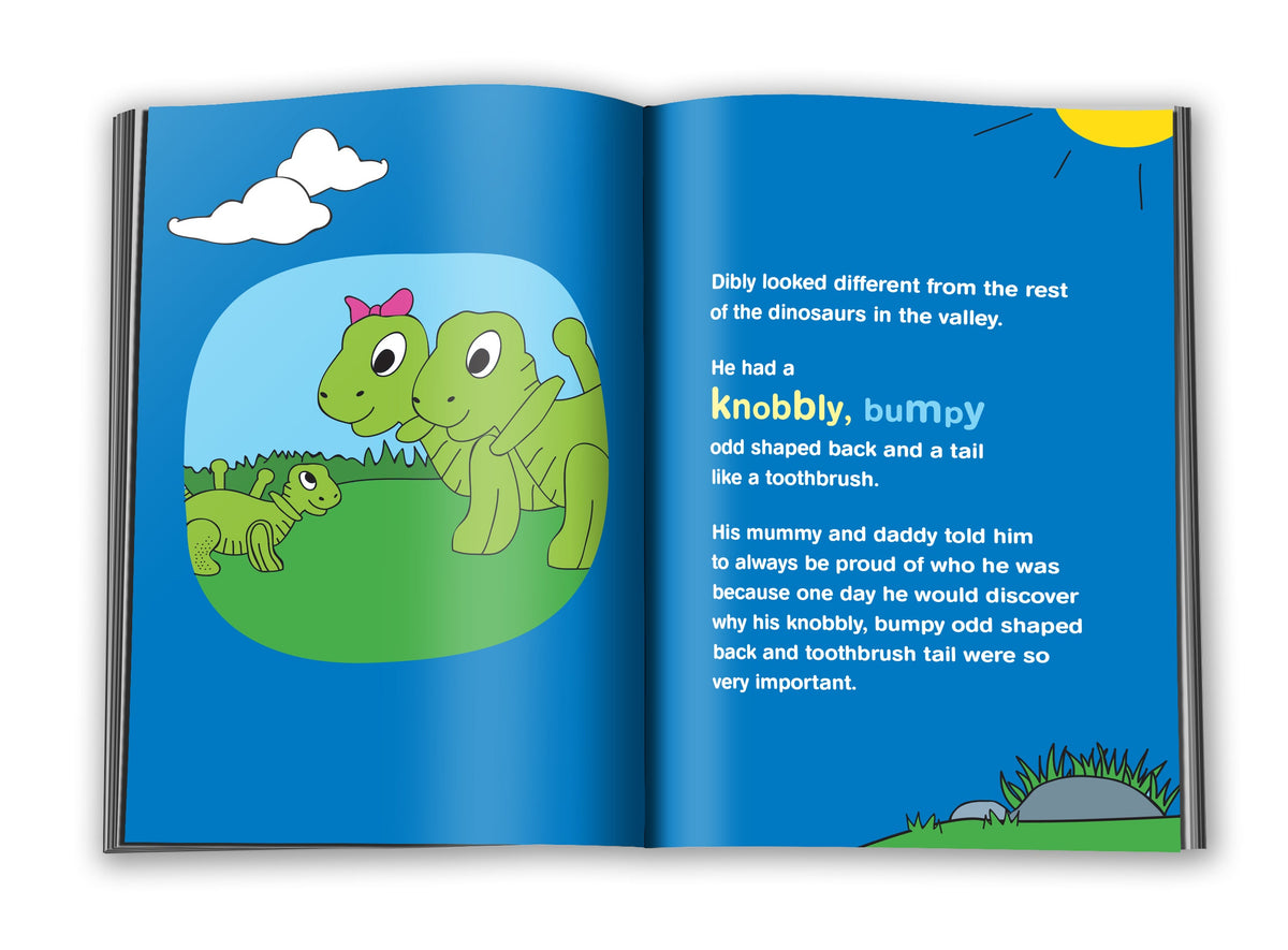 Dibly the Dino-Sore-No-More - Orange — Bambeado