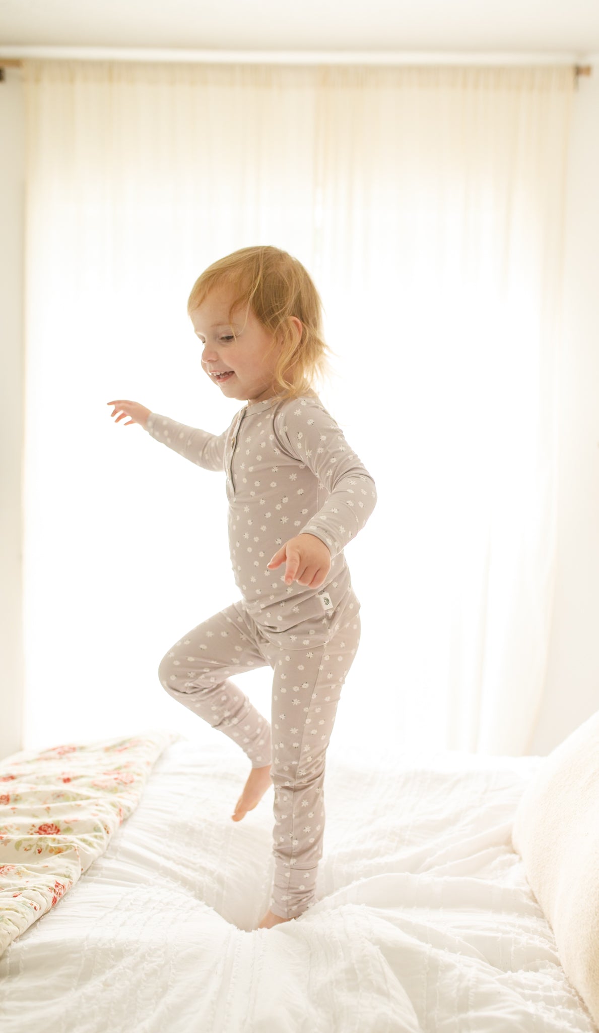 Oopsie Daisy 2pc Henley Bamboo Pajamas - Sizes Newborn & Up! — Little Joy Co.
