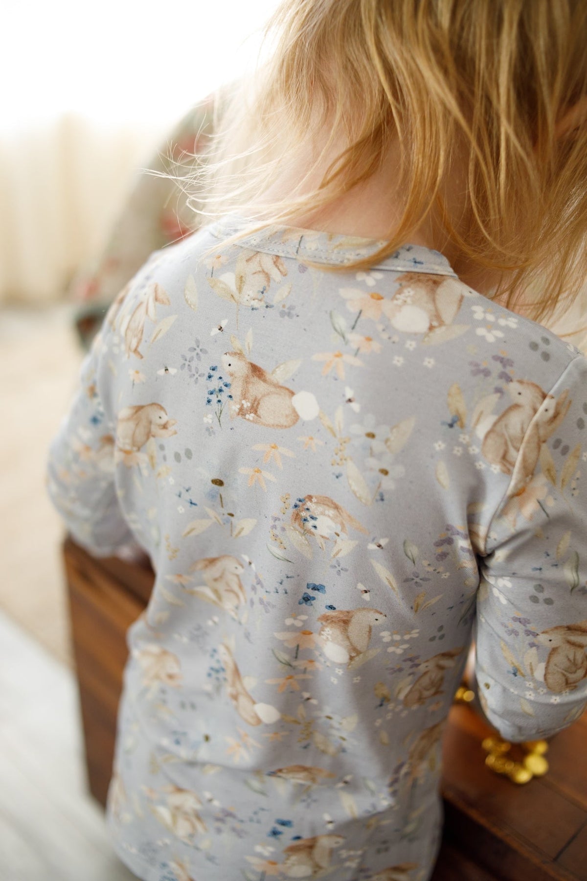 Bunny Blossoms 2pc Bamboo Pajamas — Little Joy Co.