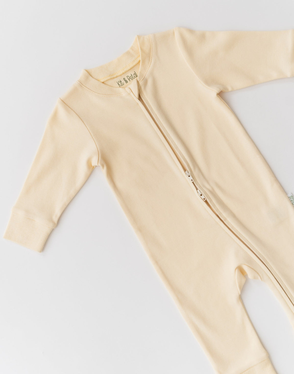 Long Sleeve Romper in Sunny Yellow — Kit & Petal