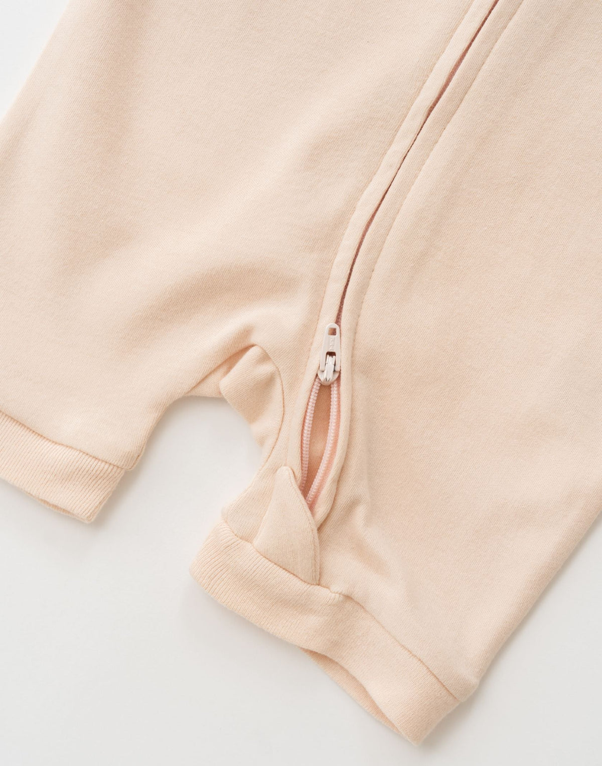 Short Sleeve Romper in Rosy Peach — Kit & Petal