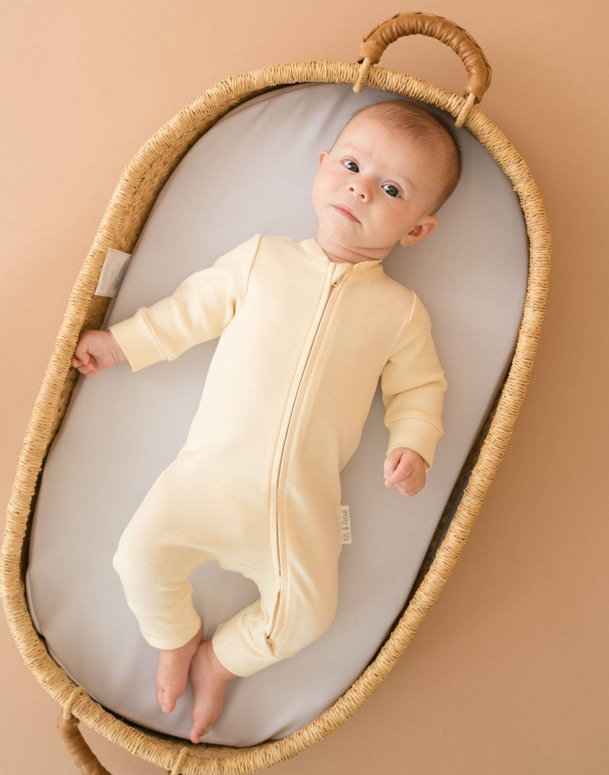 Long Sleeve Romper in Sunny Yellow — Kit & Petal