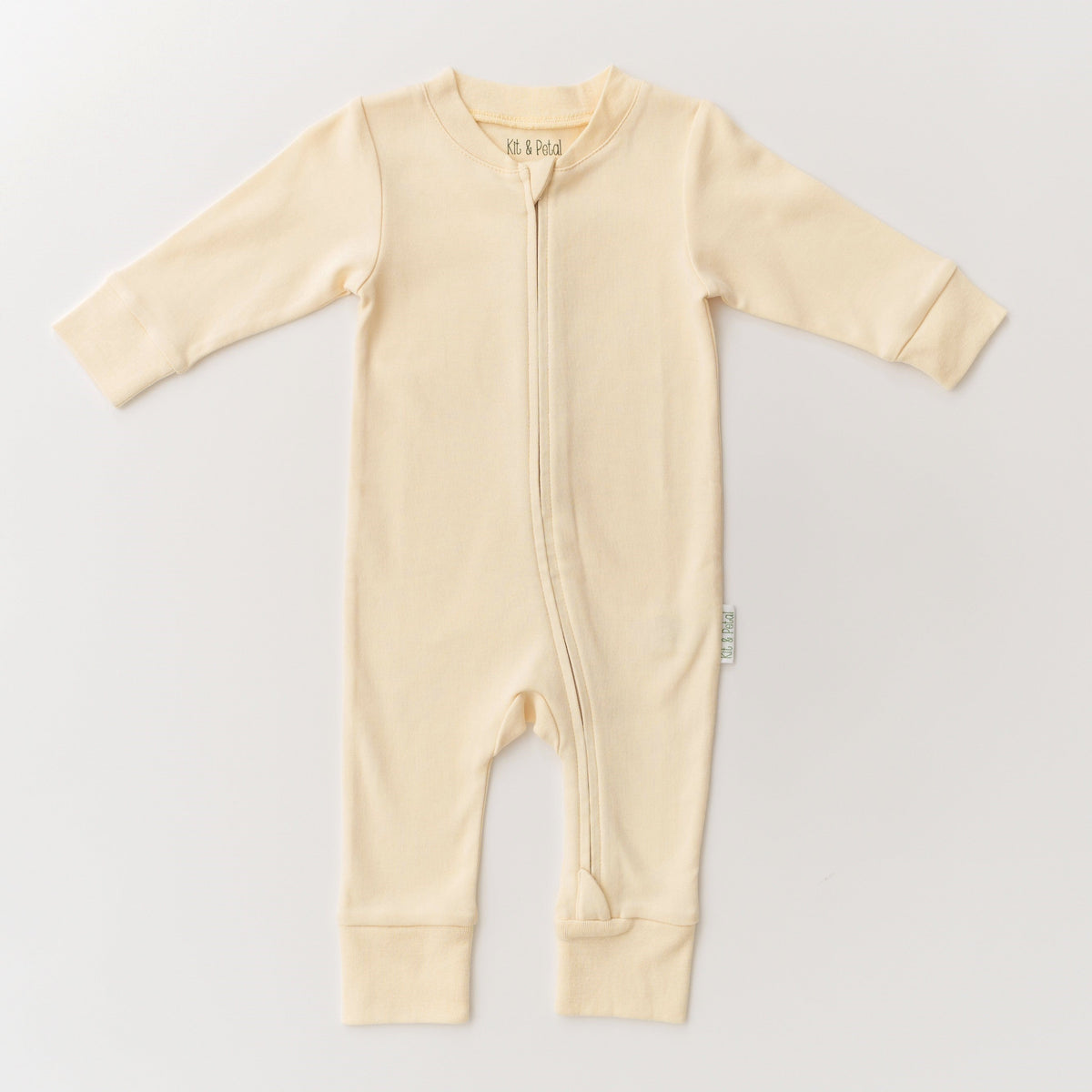 Long Sleeve Romper in Sunny Yellow — Kit & Petal