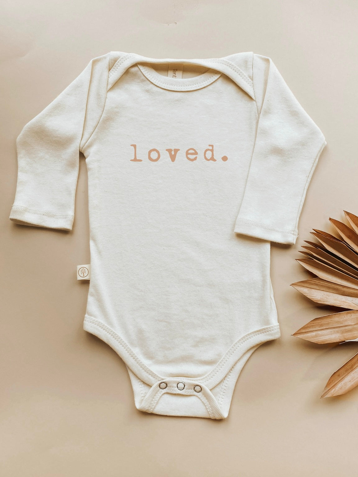 Loved. Organic Baby Bodysuit Long Sleeve — Tenth & Pine