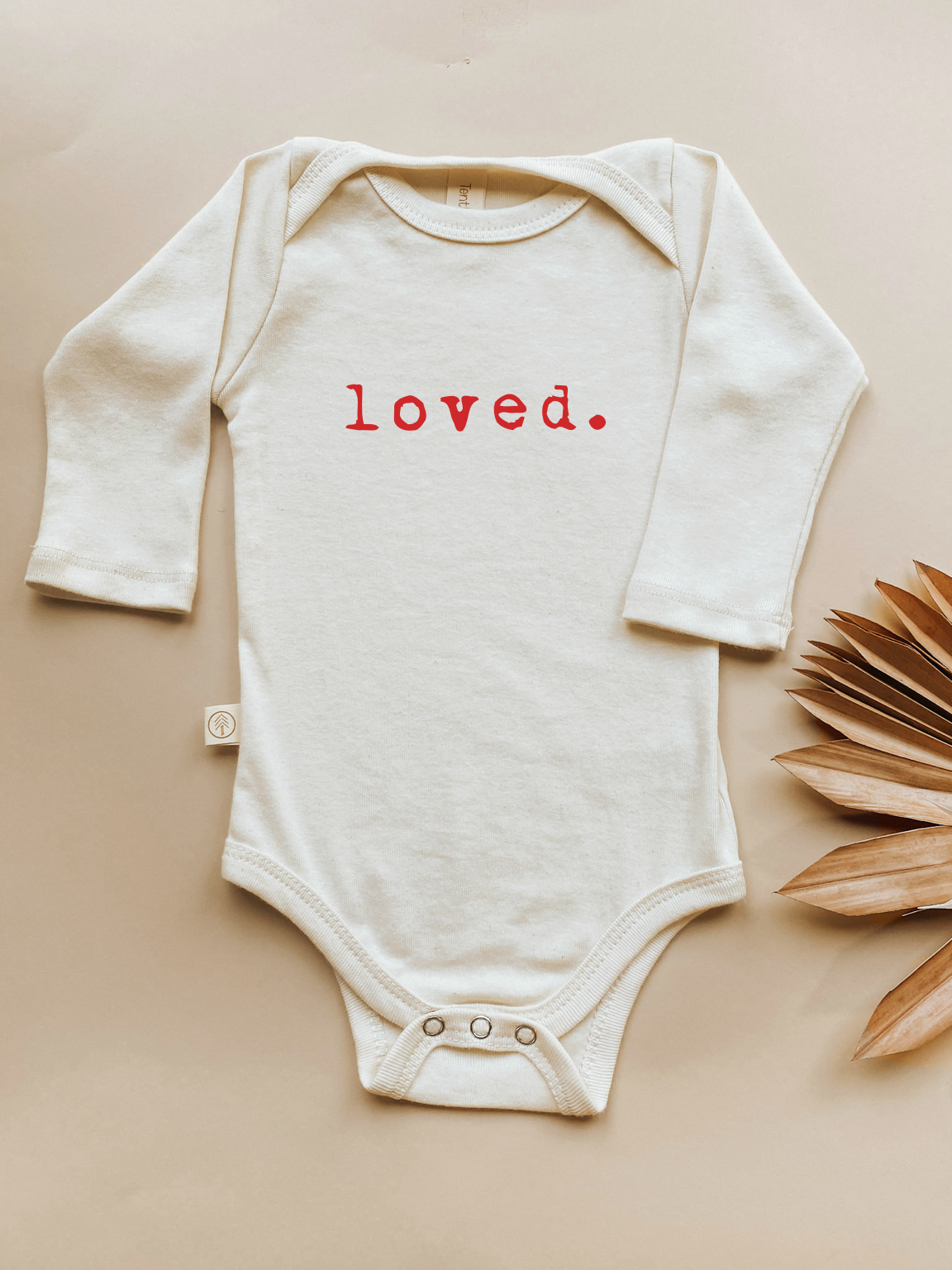 Loved. Organic Baby Bodysuit Long Sleeve — Tenth & Pine