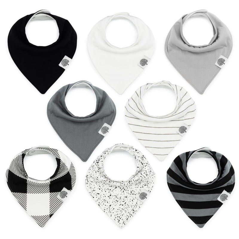 Lunar Bandana Bib Set (8 pack) — Parker Baby Co.