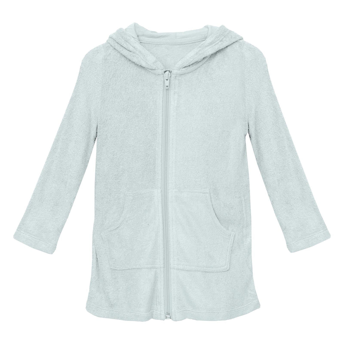 Terry Zip-Front After Swim Robe in Fresh Air — KicKee Pants