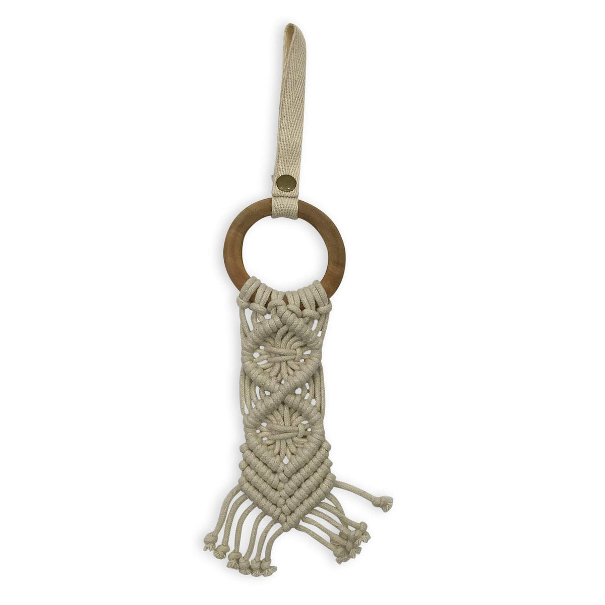 all-in-one toy | macrame diamond — Finn + Emma