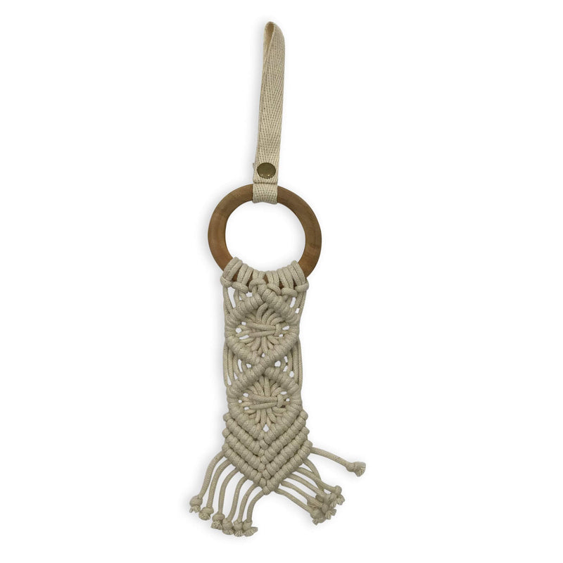 all-in-one toy | macrame diamond — Finn + Emma