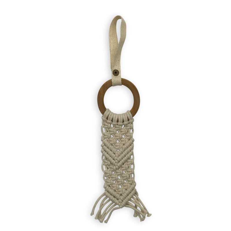all-in-one toy | macrame chevron — Finn + Emma