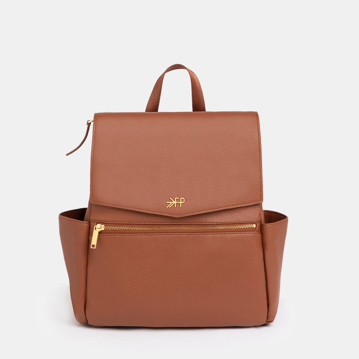 Cognac Mini Classic Diaper Bag II — Freshly Picked