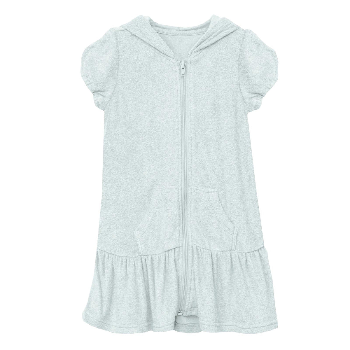 Terry Ruffle Swim Cover-Up in Fresh Air — KicKee Pants