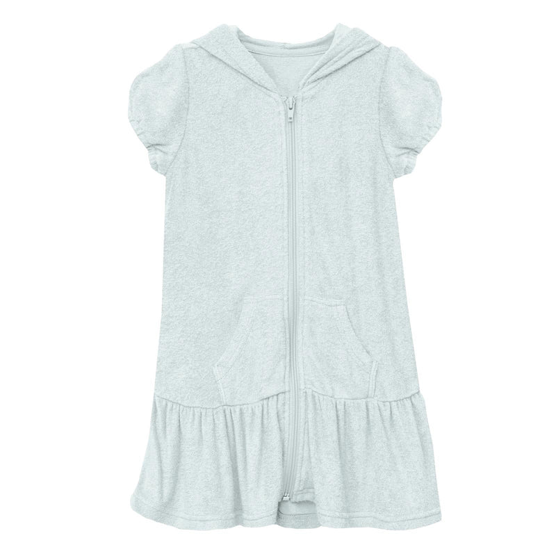 Terry Ruffle Swim Cover-Up in Fresh Air — KicKee Pants
