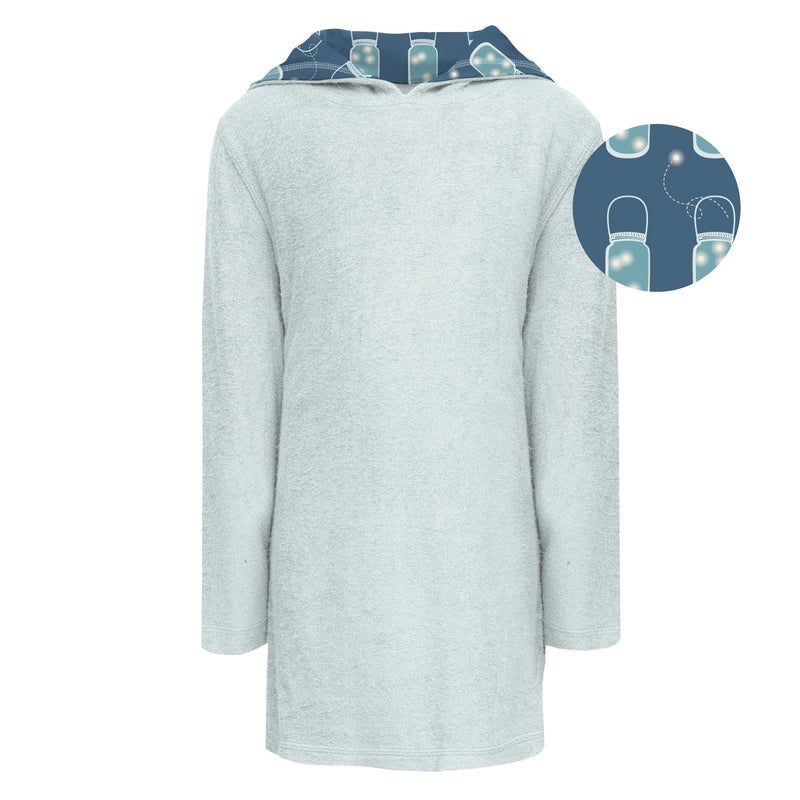 Terry Pull-over After Swim Robe in Fresh Air with Twilight Fireflies — KicKee Pants