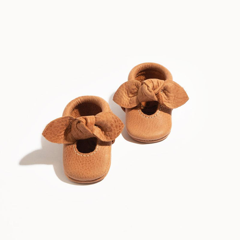 Newborn Zion Knotted Bow Baby Shoe — Freshly Picked