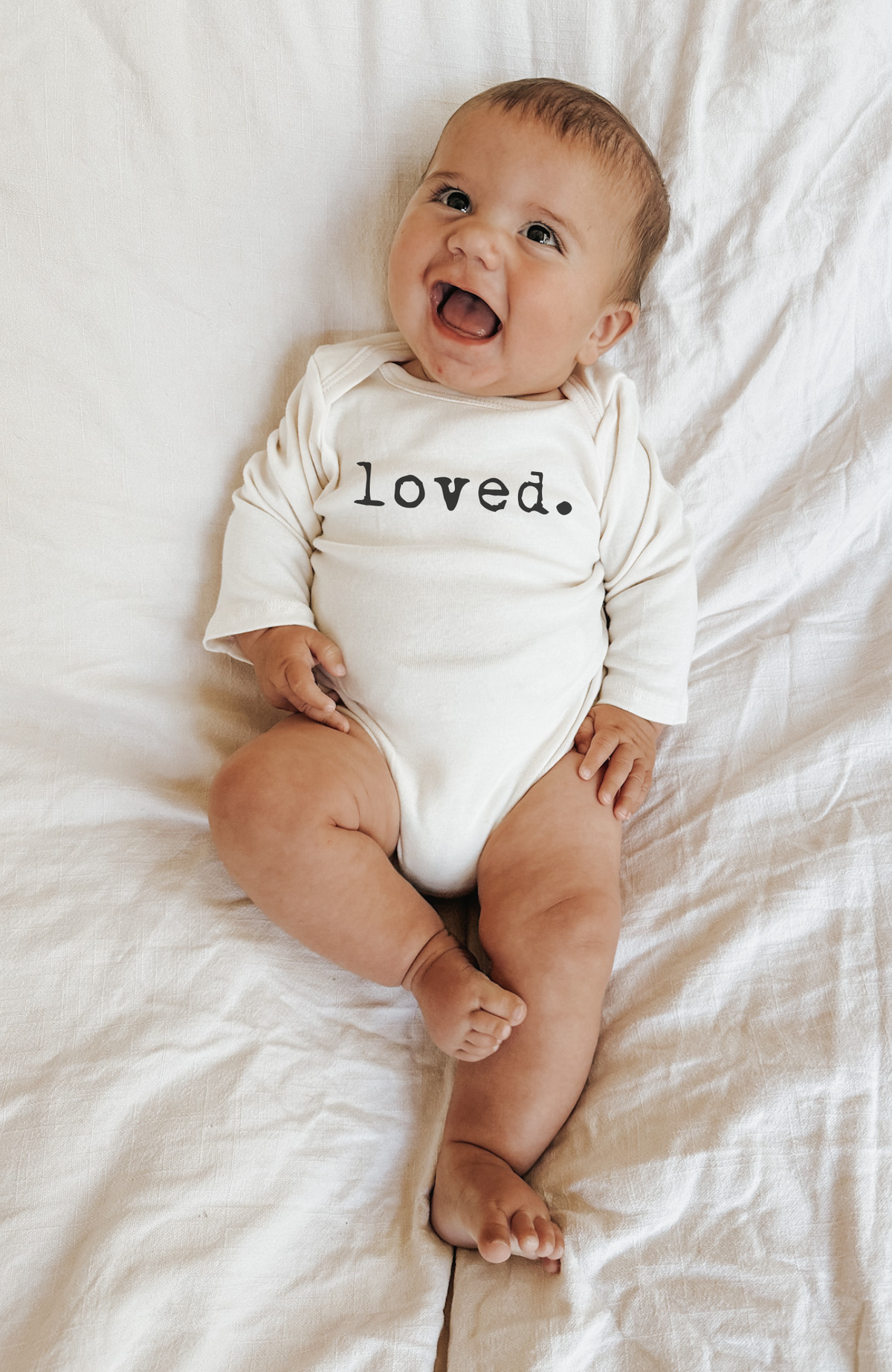 Loved. Organic Baby Bodysuit Long Sleeve — Tenth & Pine