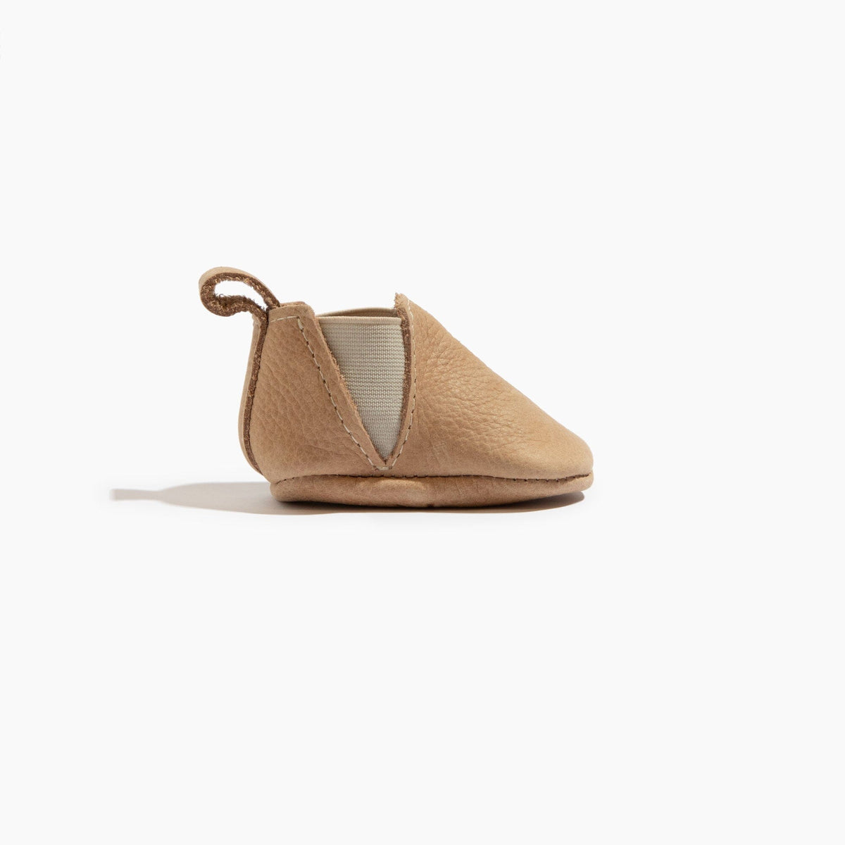 Newborn Weathered Brown Chelsea Boot Baby Shoe — Freshly Picked