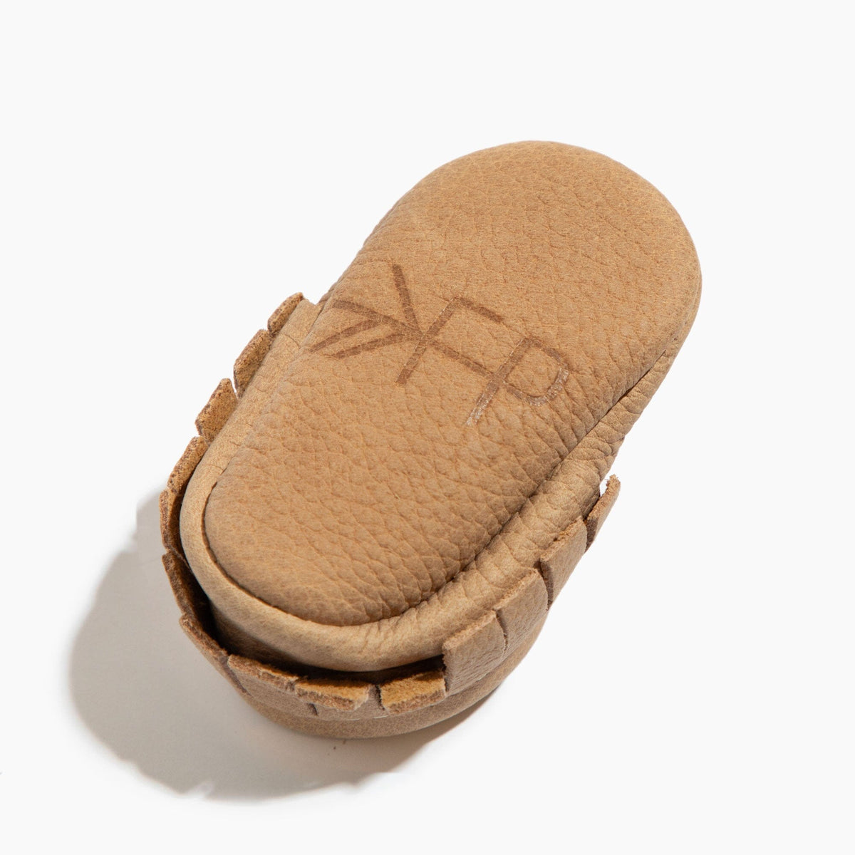 Newborn Weathered Brown Moccasin Baby Shoe — Freshly Picked