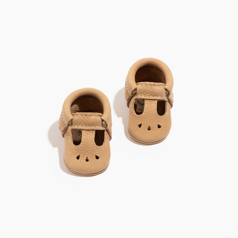 Newborn Weathered Brown Mary Jane Baby Shoe — Freshly Picked