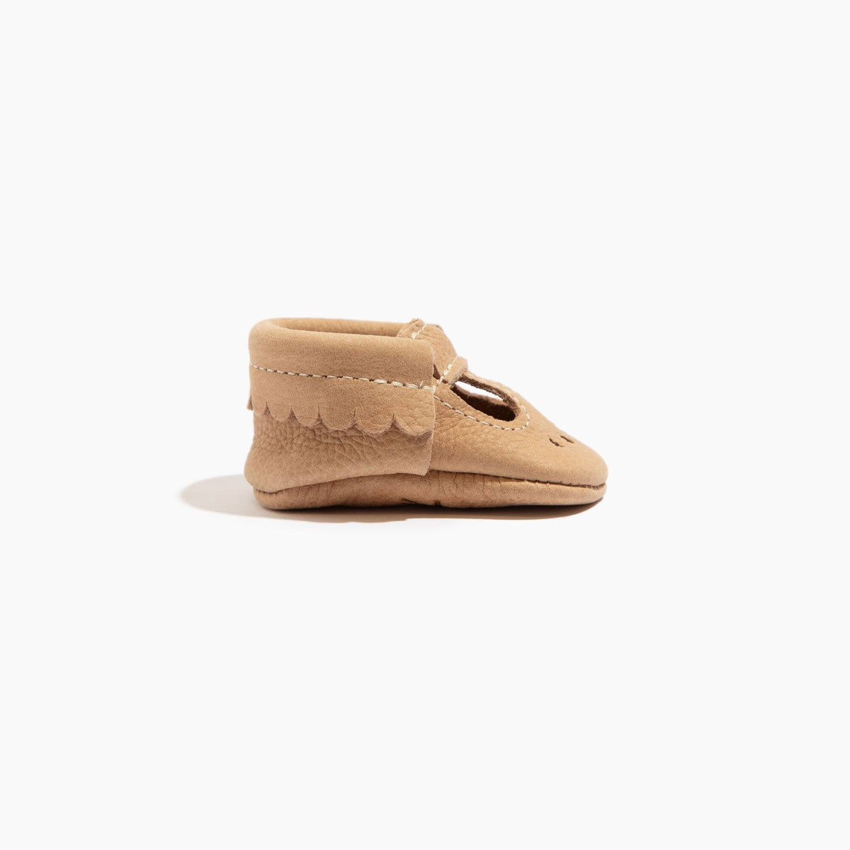 Newborn Weathered Brown Mary Jane Baby Shoe — Freshly Picked
