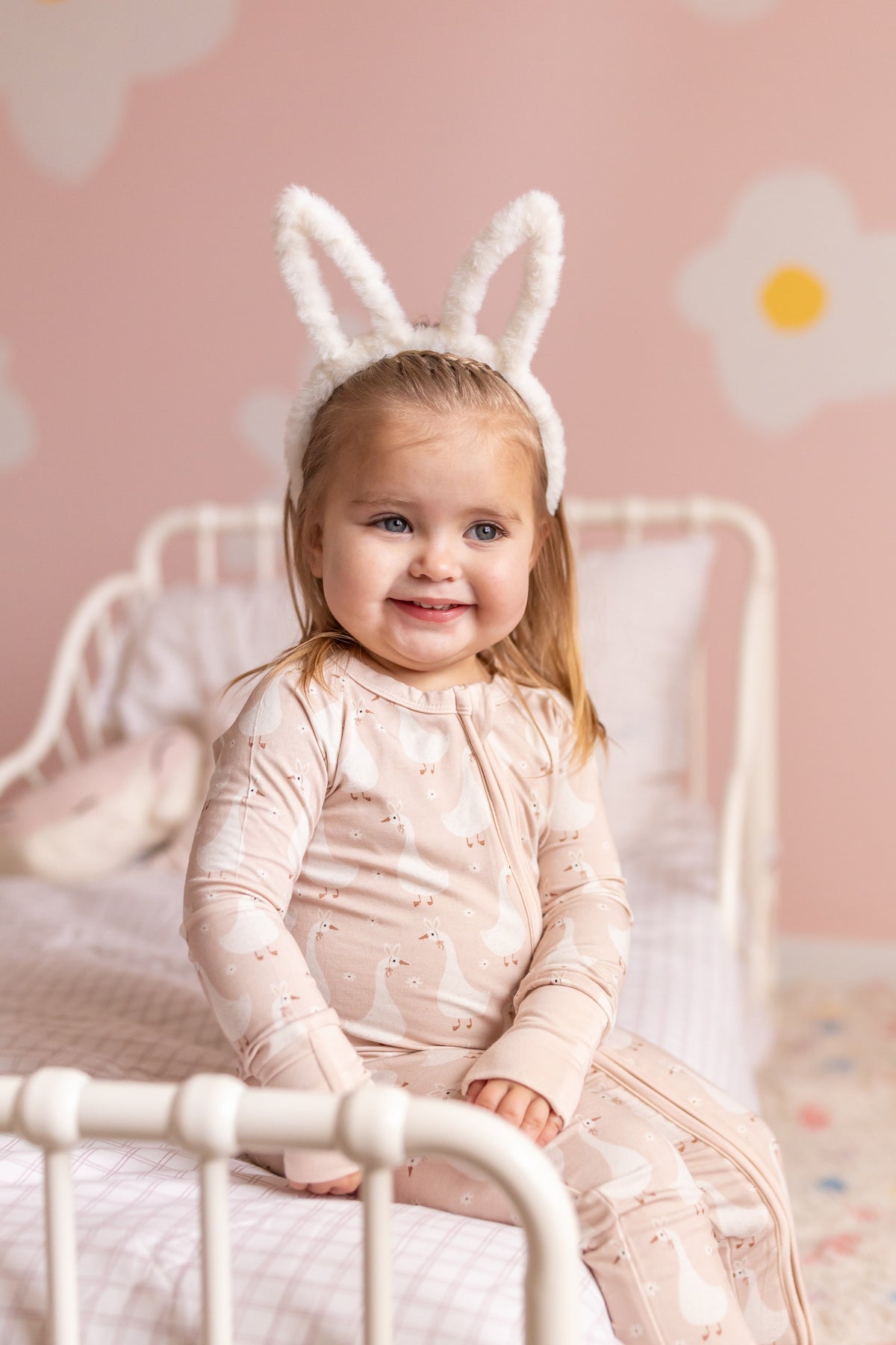 Silly Goose on the Loose Bamboo Zippy Romper — Little Joy Co.