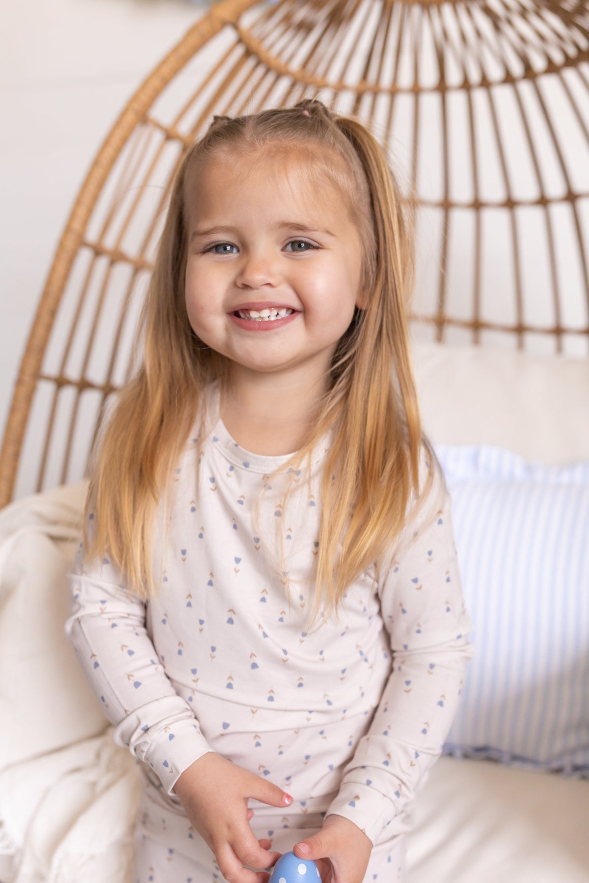 Tiny Tulips 2pc Bamboo Pajamas — Little Joy Co.