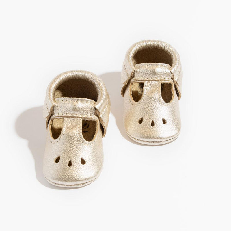 Platinum Mary Jane Baby Shoe — Freshly Picked