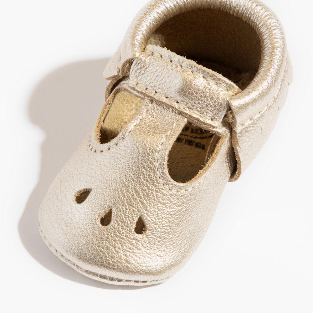 Platinum Mary Jane Baby Shoe — Freshly Picked