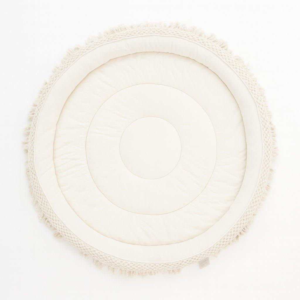 Macrame Round Play Mat — Finn + Emma