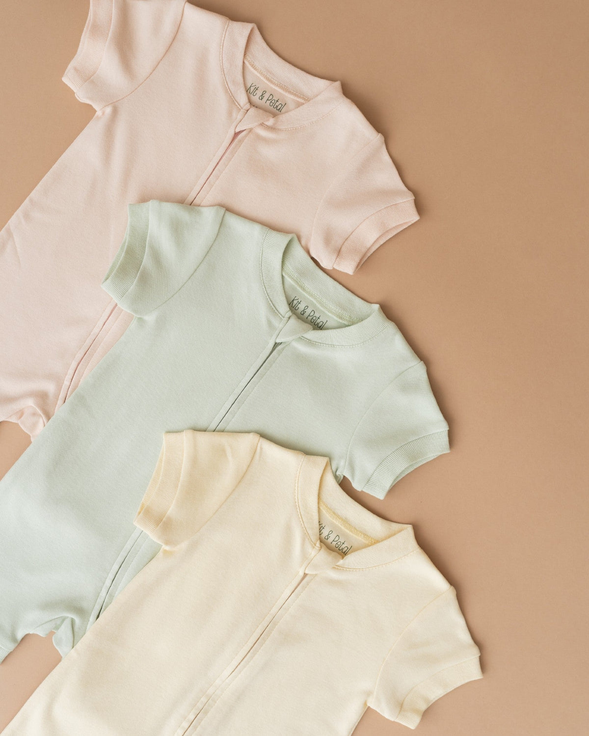 Short Sleeve Romper in Sunny Yellow — Kit & Petal