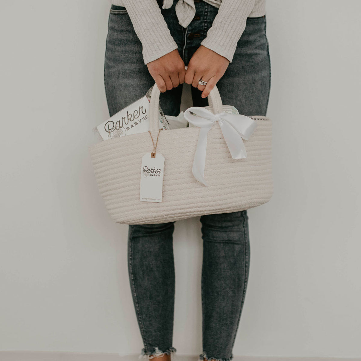 Rope Diaper Caddy — Parker Baby Co.