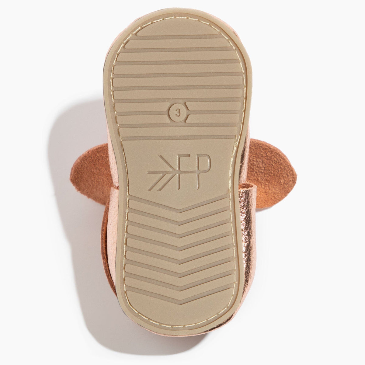 Rose Gold Knotted Bow Baby Shoe — Freshly Picked