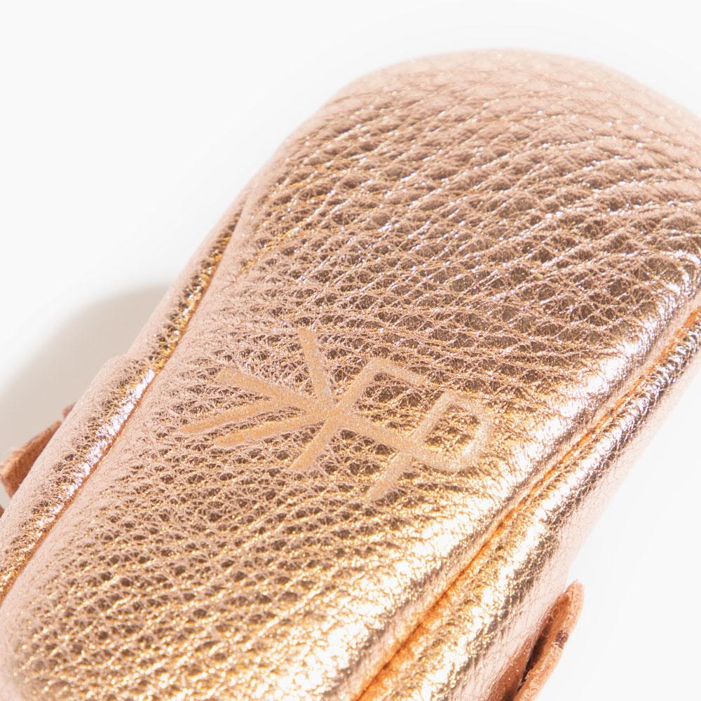 Rose Gold Moccasin Baby Shoe — Freshly Picked