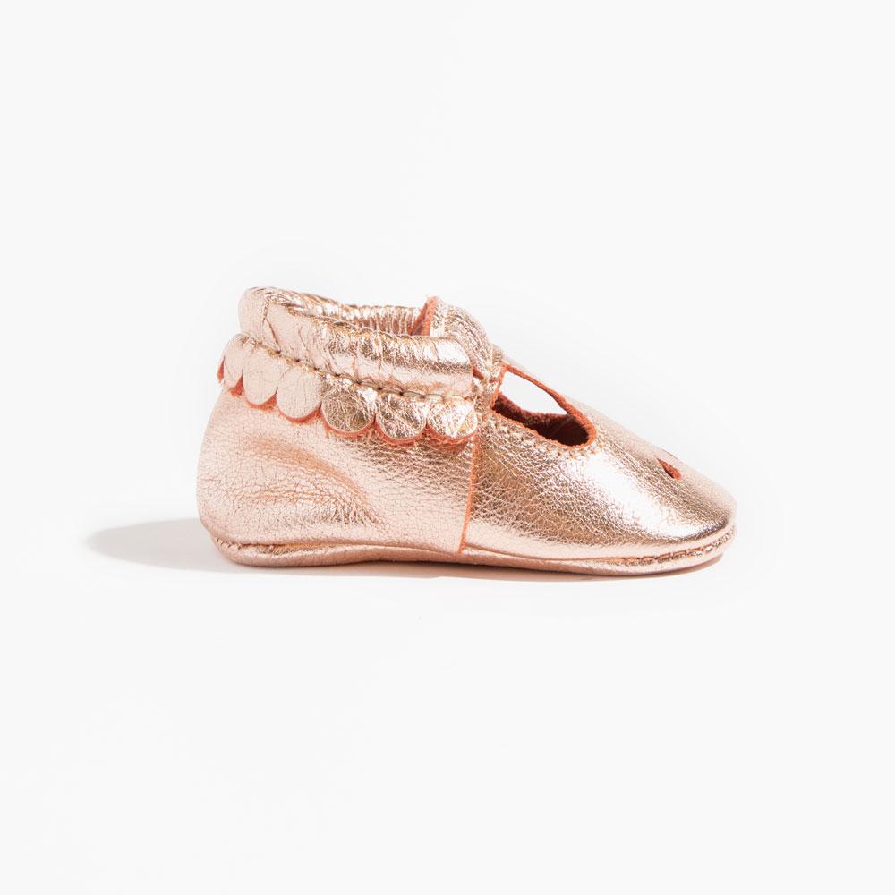 Rose Gold Mary Jane Baby Shoe — Freshly Picked